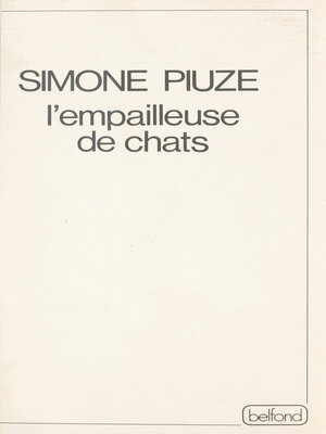 cover image of L'empailleuse de chats